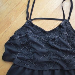 Black Sequenced 1920's Dress